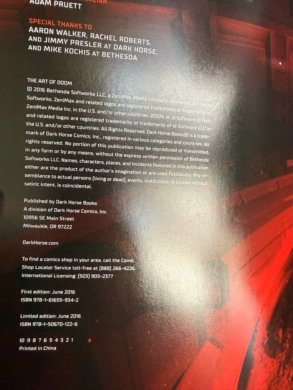 The Art of DOOM Hardcover Book - FIRST EDITION Dark Horse Books